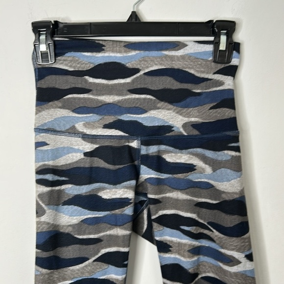 Lululemon Wunder Under Mini Coast Camo Deep Navy Full Length Hi Rise Leggings - Picture 3 of 6